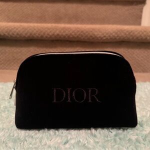 Dior Black Cosmetic Pouch
